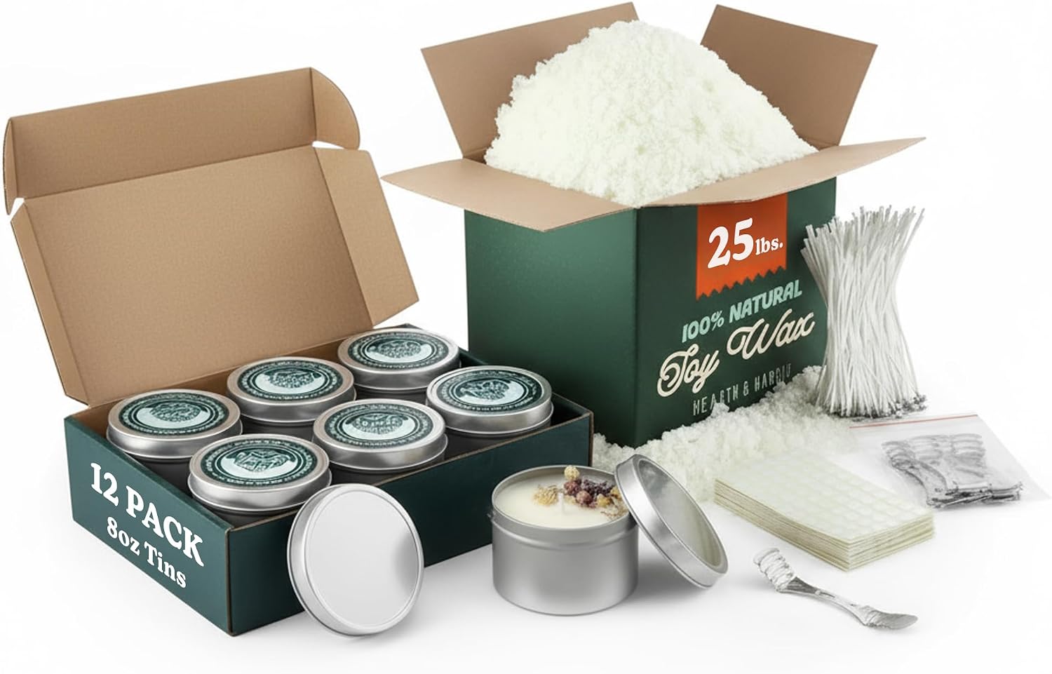 25 pon. Lilin Kedelai dengan P - Soy Wax Flake ulasan dan harga
