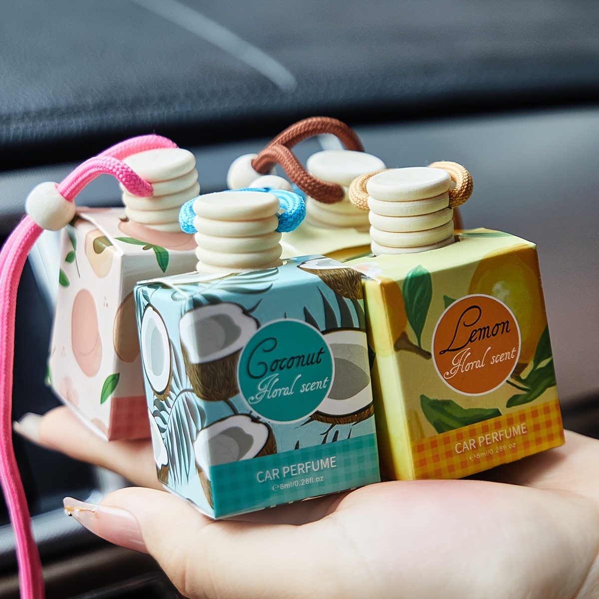 Penyegar Udara Mobil, Aroma Ta - Home Fragrance Logo ulasan dan harga