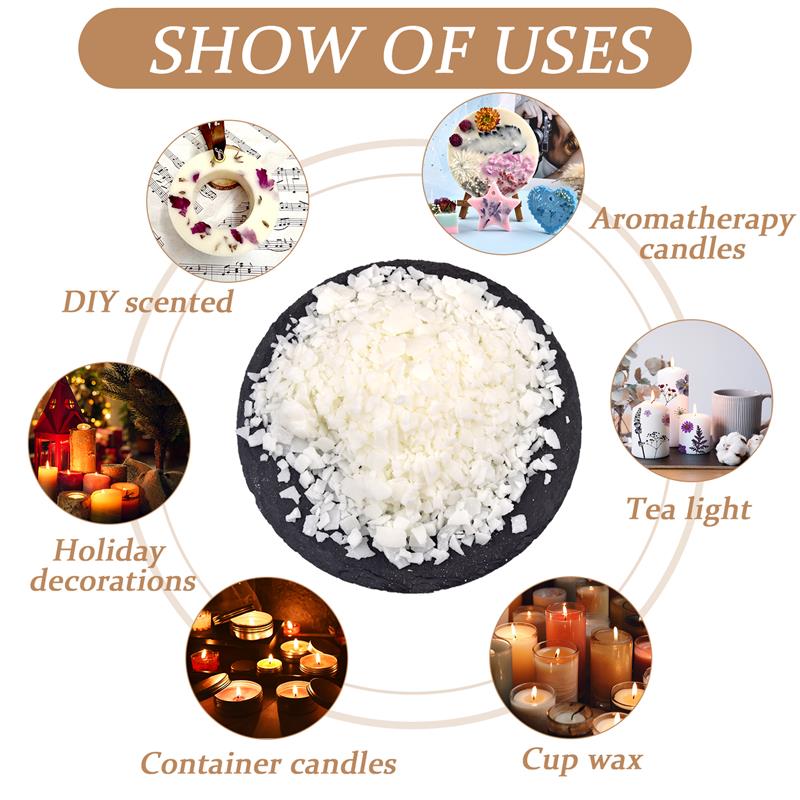 50-1000g lilin kedelai murni a - Soy Wax Flake ulasan dan harga